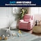 Flash Furniture Kids Recliner, 26" to 39" x 28", Upholstery Color: Pink BT-7985-KID-PINK-GG - alternate 4